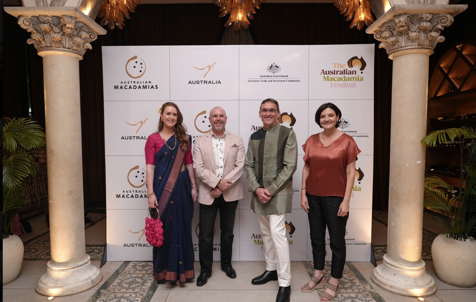Guests at the Australian Macadamia Festival in Mumbai